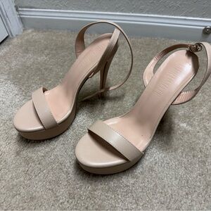 Nude Platform Heels